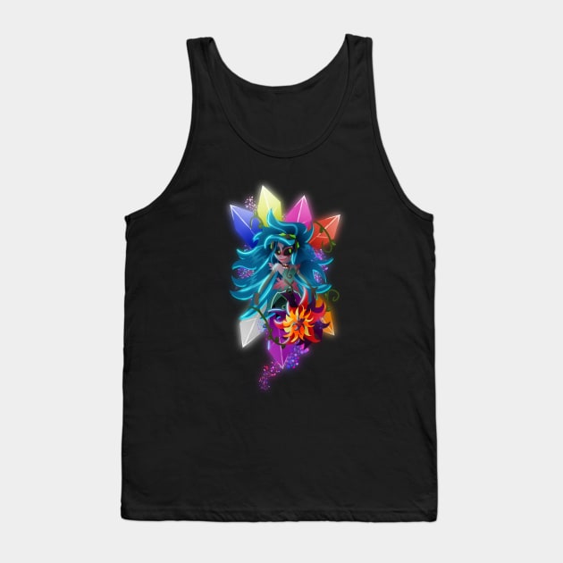 Gloriosa Daisy as Gaia Everfree Tank Top by Ilona's Store